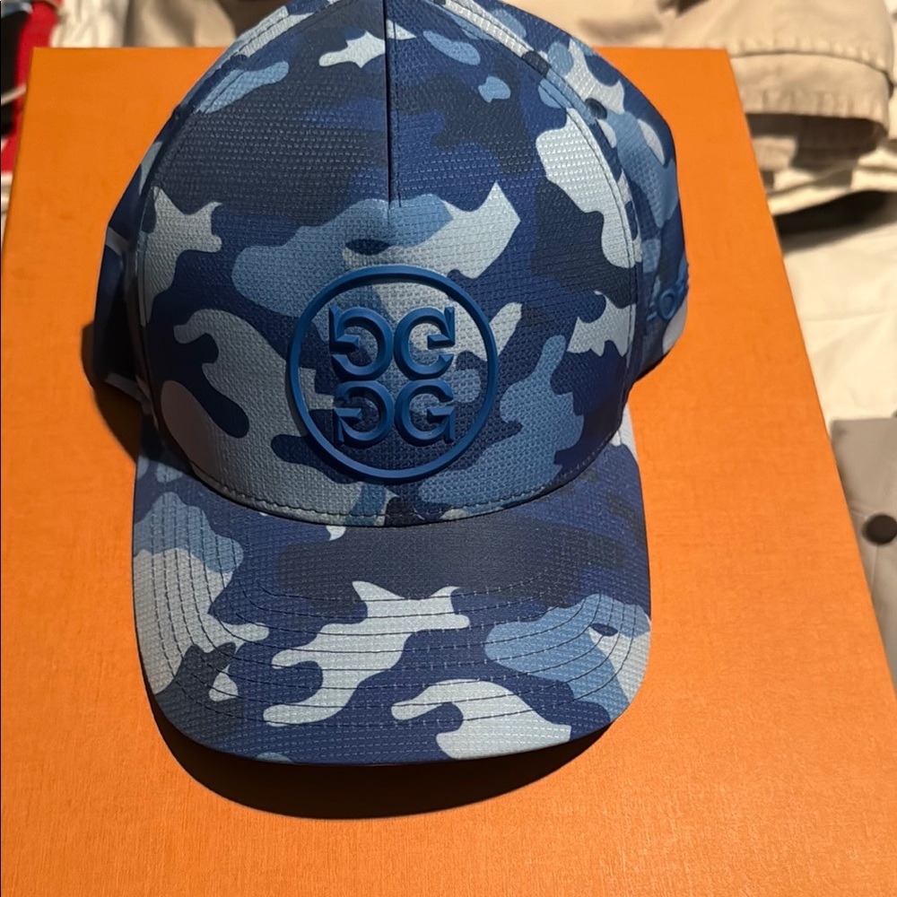 G/FORE Blue and Gray Camouflage Cap